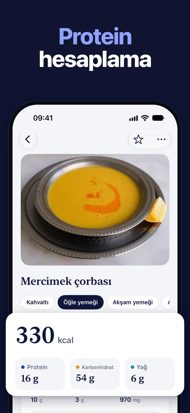 Her öğünün proteini
